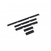 Kit of 5 wipers for electric brush, nozzle