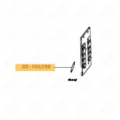LEFT SPRING GAS / ELECTRIC OVENS - SS-986298