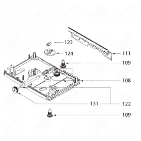 REAR CROSSBAR (MARK 111) DISHWASHER - 32X4031