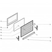 Outer glass (reference 13)