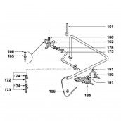 Gas pipe front (mark 175)