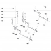 Gas pipe front (mark 178)