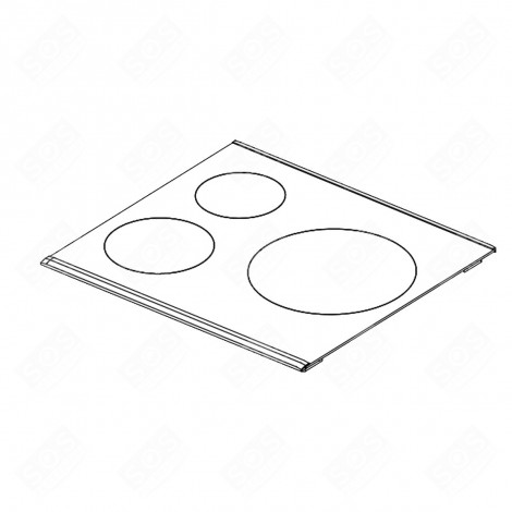 VITROCERAMIC TOP ELECTRIC / GAS HOBS - 190263715, 190263081