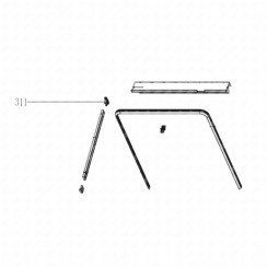 Rear basket stopper (mark 311)
