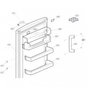 Upper shelf (reference 207) 438X93X93 mm