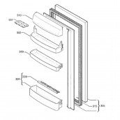 Glass shelf (ref. No. 349)