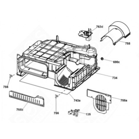 TANK (MARK 734) TUMBLE DRYER - 40007361