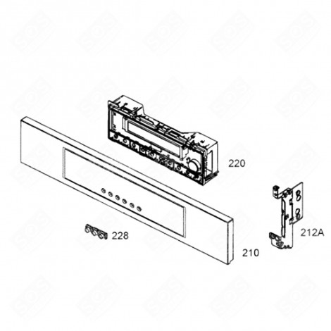 BUTTON GAS / ELECTRIC OVENS - 3306185202
