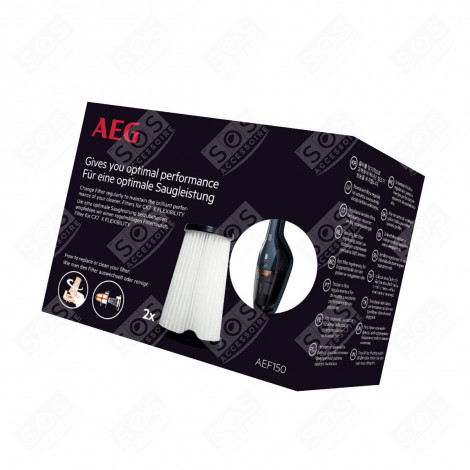 PACK OF 2 ORIGINAL AEF150 FILTERS VACUUM CLEANER  - 9001683755