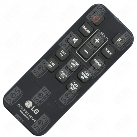 REMOTE CONTROL HOME CINEMA, DVD, BLU-RAY PLAYER - AKB74815301