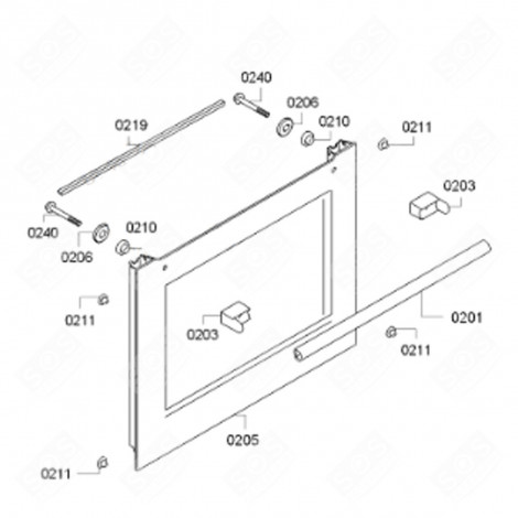 EXTERNAL WINDOW GAS / ELECTRIC OVENS - 00740147