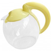 Yellow jug with lid