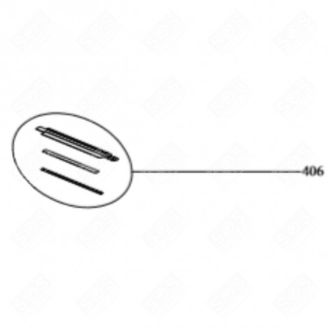 LED STRIP (MARK 406) GAS / ELECTRIC OVENS - CU003854