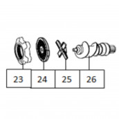 Chopper nut (mark 23)