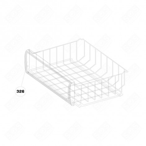 DRAWER FLAP (REFERENCE 326) REFRIGERATOR, FREEZER - 4328810300