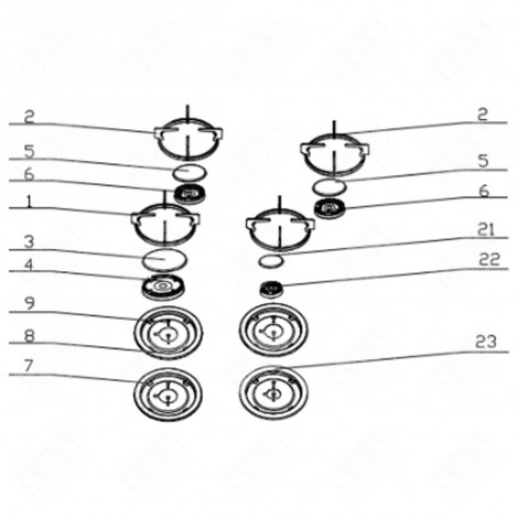 QUICK GRID (REFERENCE 1) GAS / ELECTRIC OVENS - CU001560