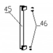 Handle (reference 45)