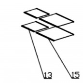 Glass shelf, glass rack