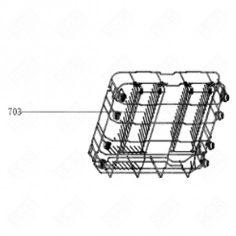 BOTTOM RACK DISHWASHER - LA000531, 12976000001464