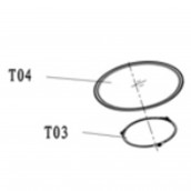 Glass tray (mark t04)