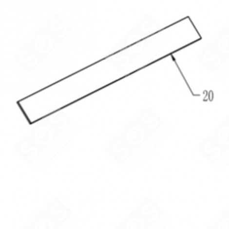 VISOR GLASS GAS / ELECTRIC OVENS - CU004843