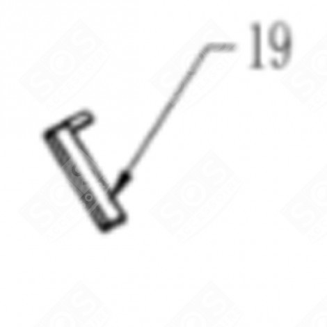 RIGHT VISOR SUPPORT GAS / ELECTRIC OVENS - CU004845