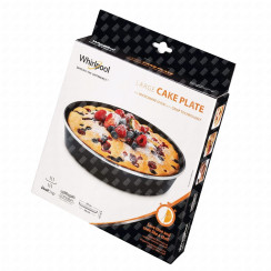 Crisp plate with top edge diam 280mm height 5.5cm