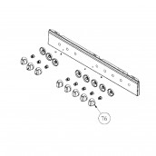 Stainless steel lever (reference 76)