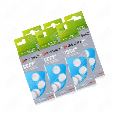 6-PACK OF BOXES OF DESCALER (24 TABLETS X18 G) COFFEE MAKER, ESPRESSO - 00311530