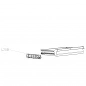 Telescopic rail (marking 420B)