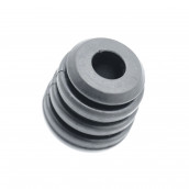 Compression rubber foot