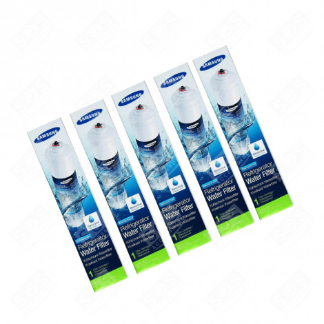 SET OF 5 ORIGINAL WATER FILTERS REFRIGERATOR, FREEZER - DA29-10105J