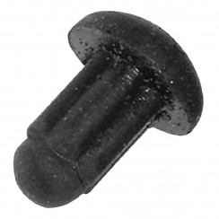 Rubber pan stand end cap