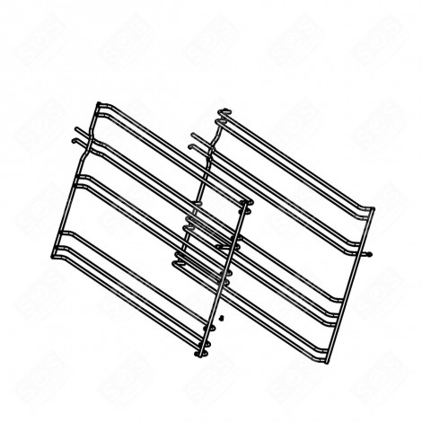 TELESCOPIC SHELVES (RIGHT AND LEFT) GAS / ELECTRIC OVENS - 210444717, 210444355