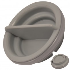 Liquid rinse aid cap