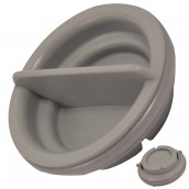 Liquid rinse aid cap