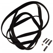 Kit with bases, drive belt and bearing