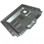 Oven rear wall protection