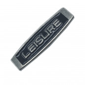 LEISURE brand plate