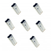Set of 7 water softener filters ECAM models