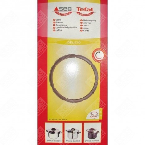 JOINT DE COUVERCLE DELICIO 253 PRESSURE COOKER - SS-980156, 980158