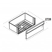 Facade of vegetable container reference number 2739
