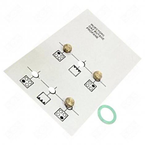 PACK OF BUTANE GAS INJECTORS GAS / ELECTRIC OVENS - 4431900075
