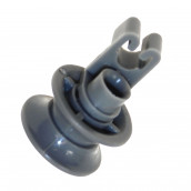 Wheel axle of the cutlery drawer