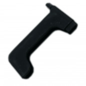 Plastic mounting for glass visor