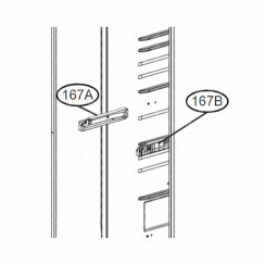 Guide rail (mark 167A)