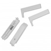 Left visor bracket (384)