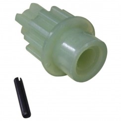 Small pulley with tension pin