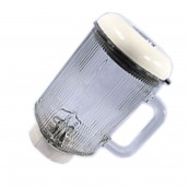 Glass blender jug, complete