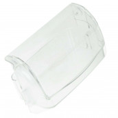 Door shelf with flap